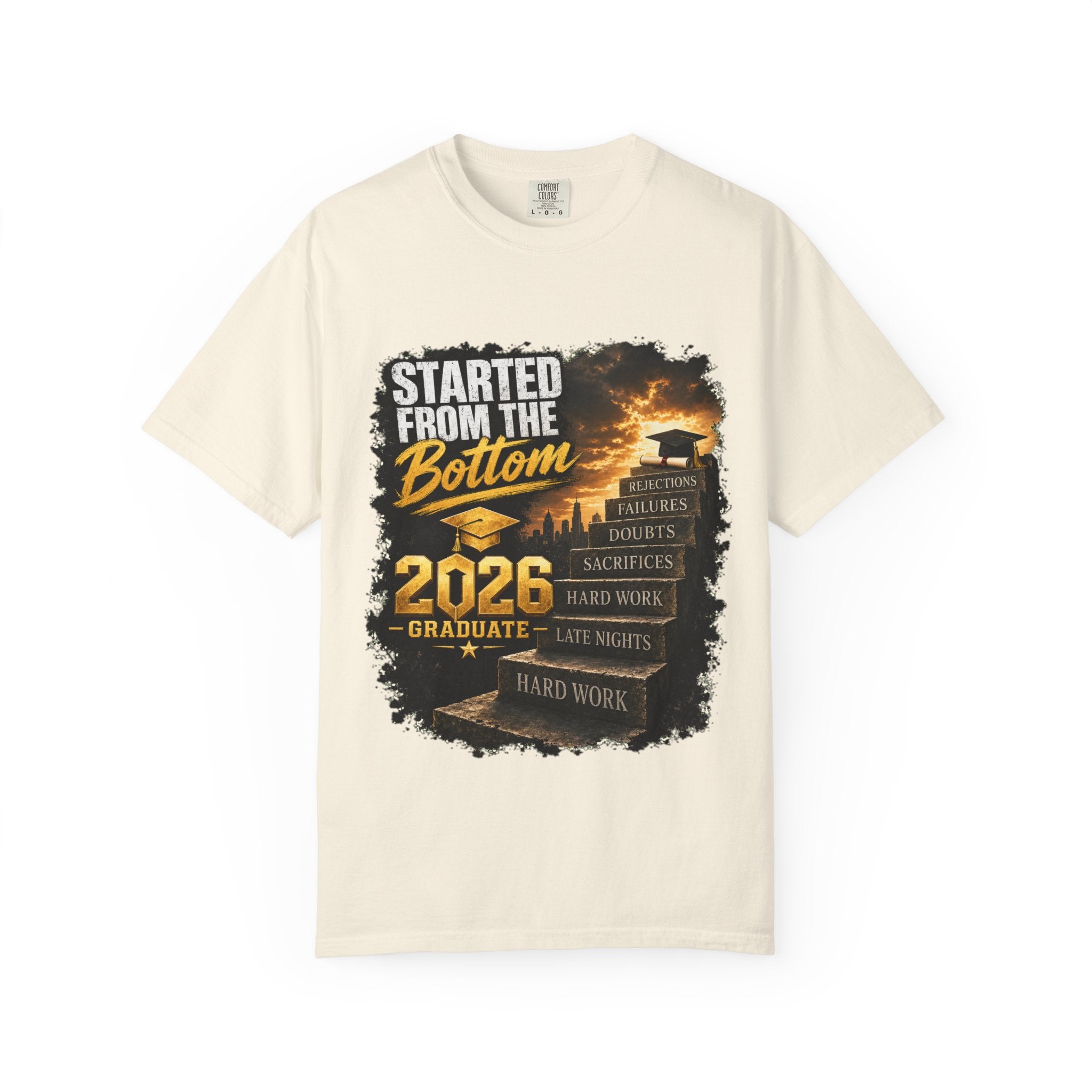 Unisex Garment-Dyed T-shirt graduation  tee