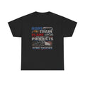 Transportation Enthusiast T-Shirt — "Boat, Train, Plane, Semi Trucks" Vintage Graphic Tee