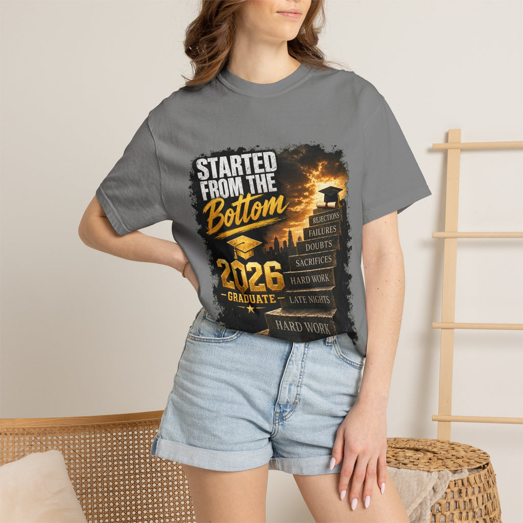 Unisex Garment-Dyed T-shirt graduation  tee