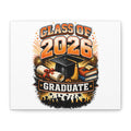 Class of 2026 Graduate Canvas — Stretched Matte Wall Art