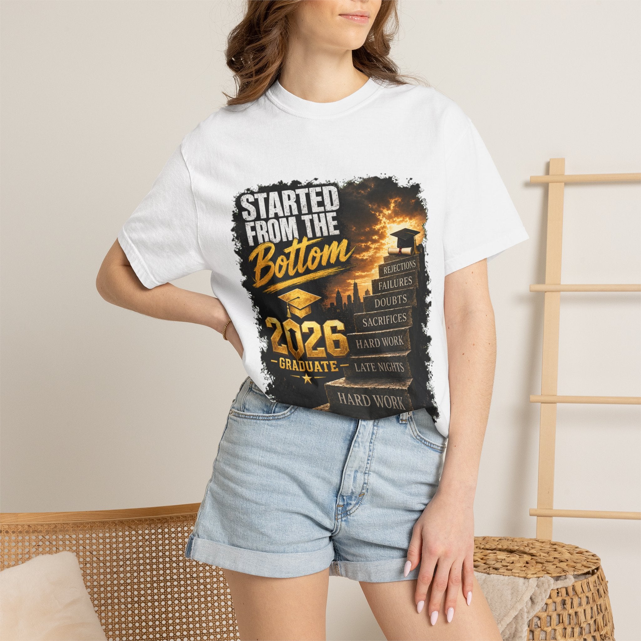 Unisex Garment-Dyed T-shirt graduation  tee