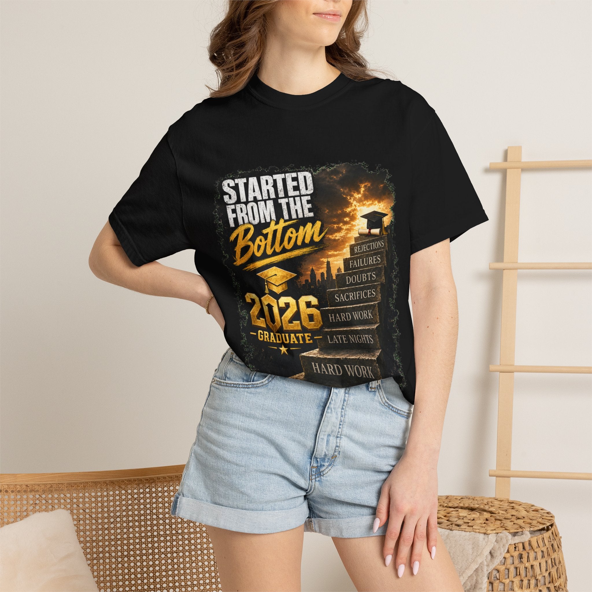 Unisex Garment-Dyed T-shirt graduation  tee