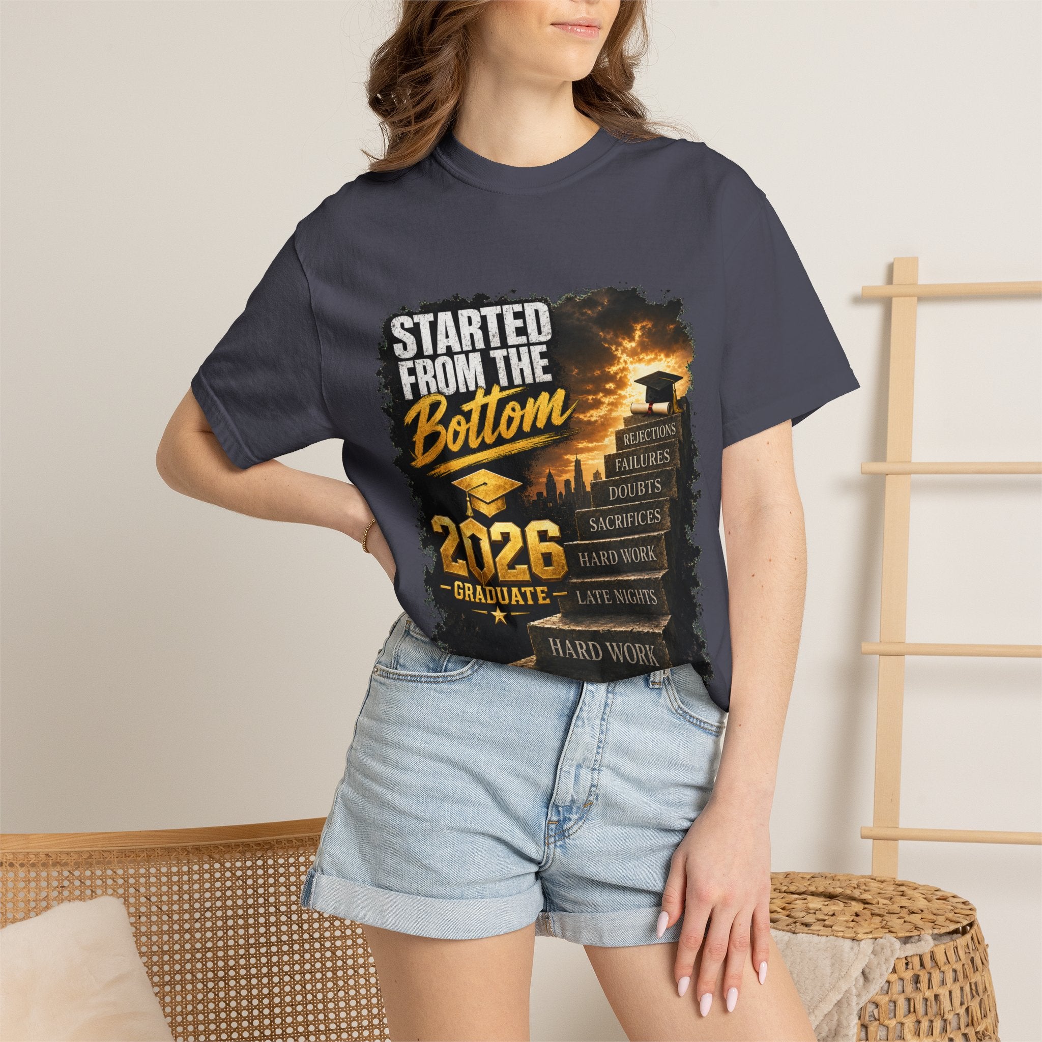 Unisex Garment-Dyed T-shirt graduation  tee