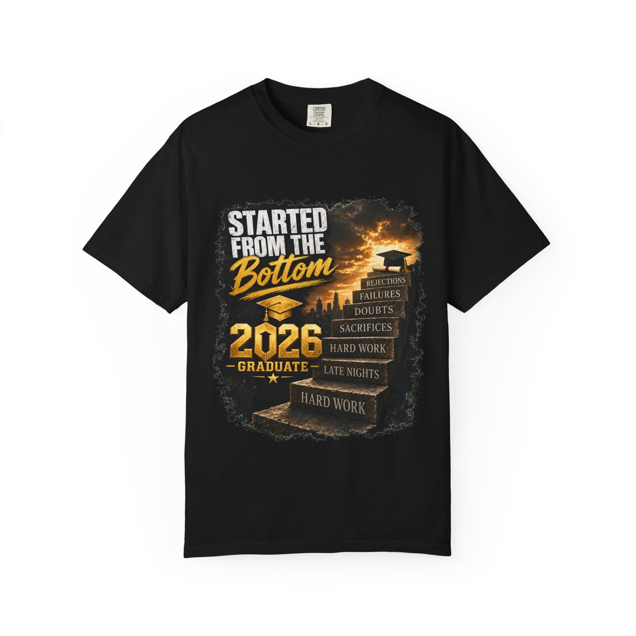 Unisex Garment-Dyed T-shirt graduation  tee