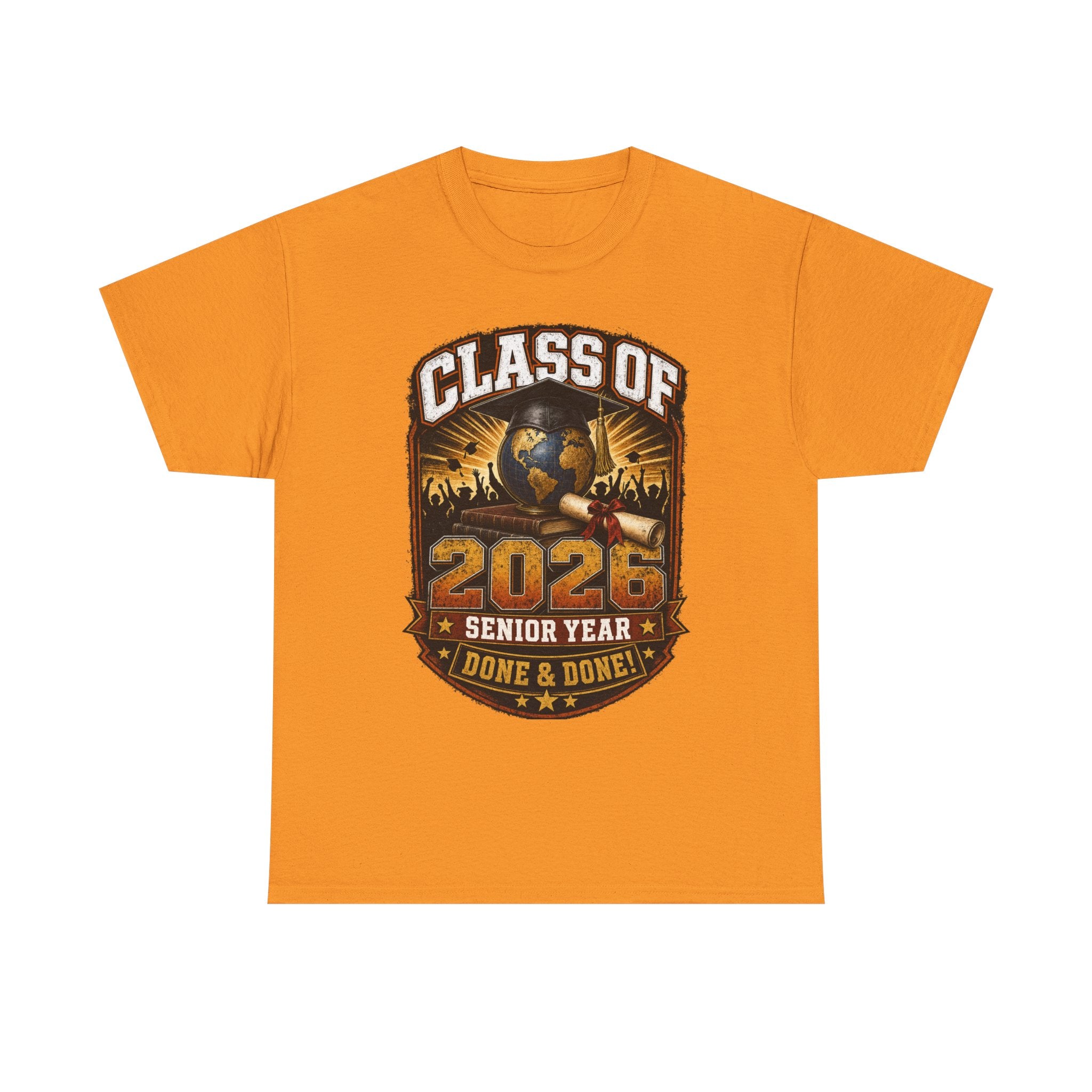 Class of 2026 Senior Year T-Shirt – "Done & Done" Graduation Tee