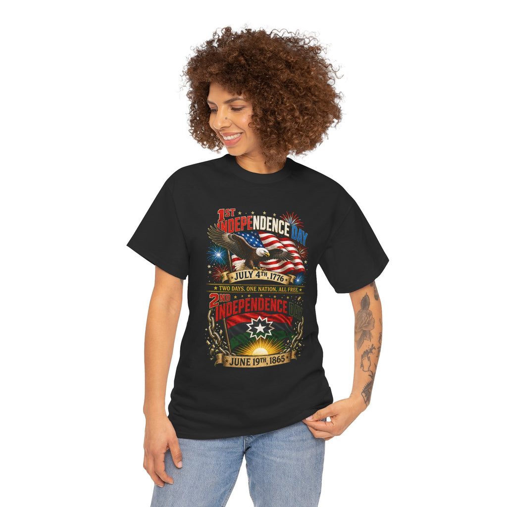 Independence Day Eagle T-Shirt – July 4 & June 19 Patriotic Graphic Tee