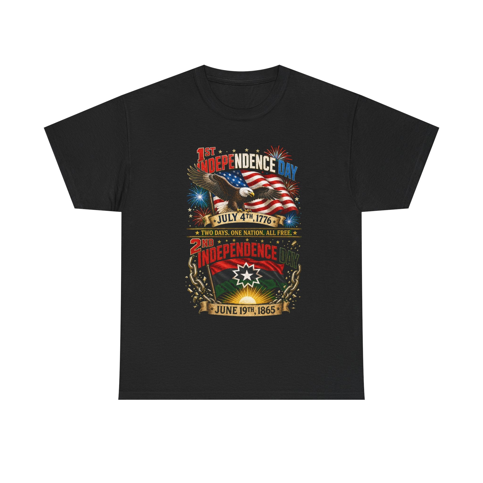 Independence Day Eagle T-Shirt – July 4 & June 19 Patriotic Graphic Tee