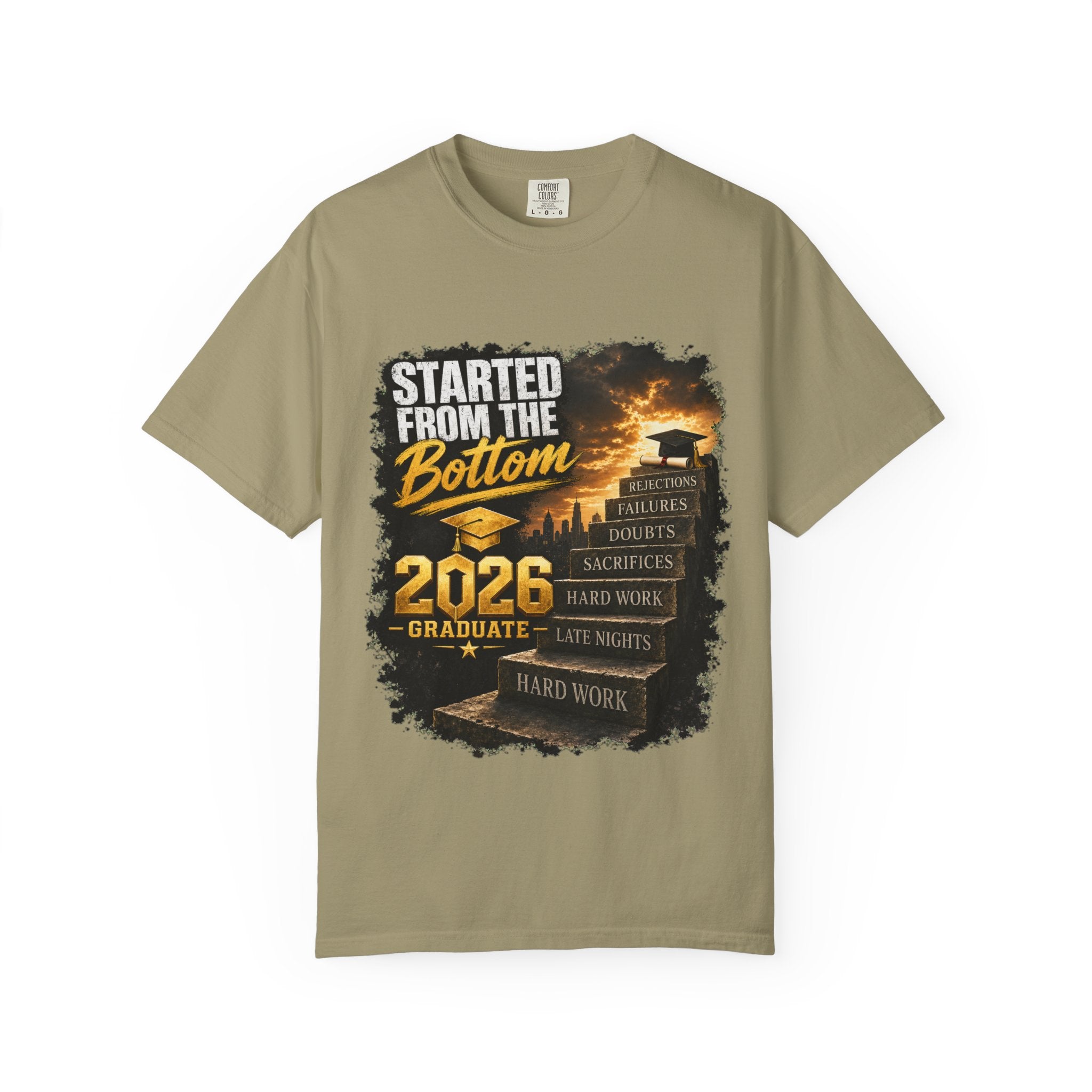 Unisex Garment-Dyed T-shirt graduation  tee