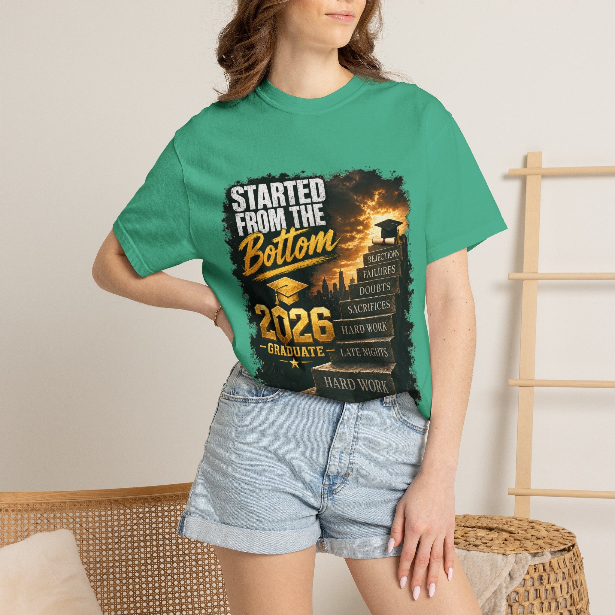 Unisex Garment-Dyed T-shirt graduation  tee