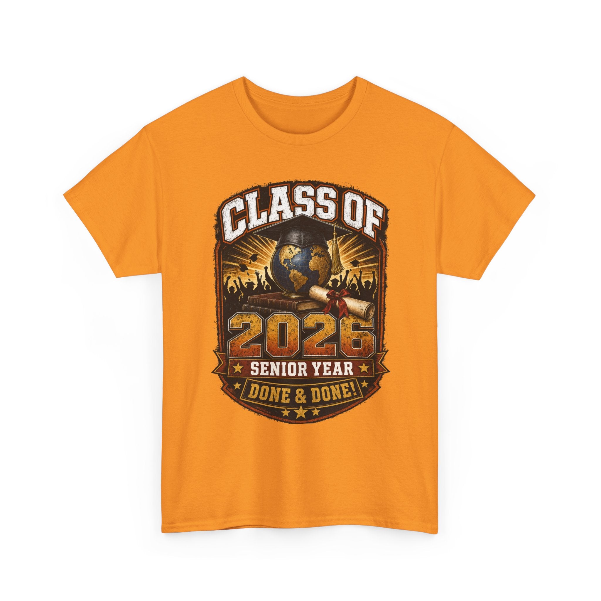 Class of 2026 Senior Year T-Shirt – "Done & Done" Graduation Tee