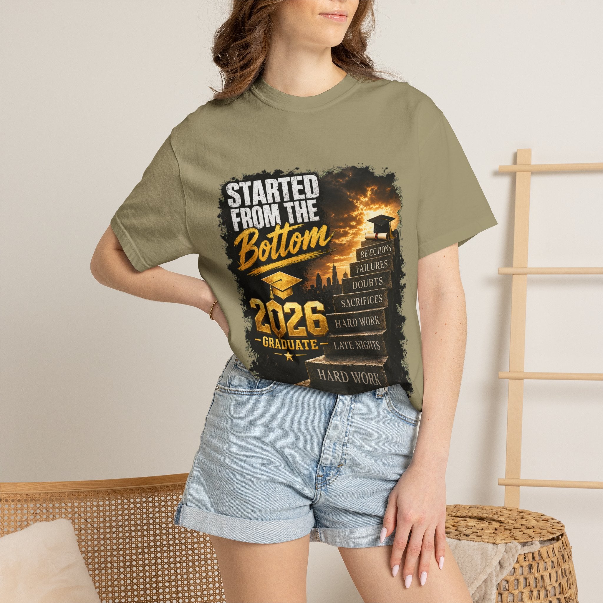 Unisex Garment-Dyed T-shirt graduation  tee
